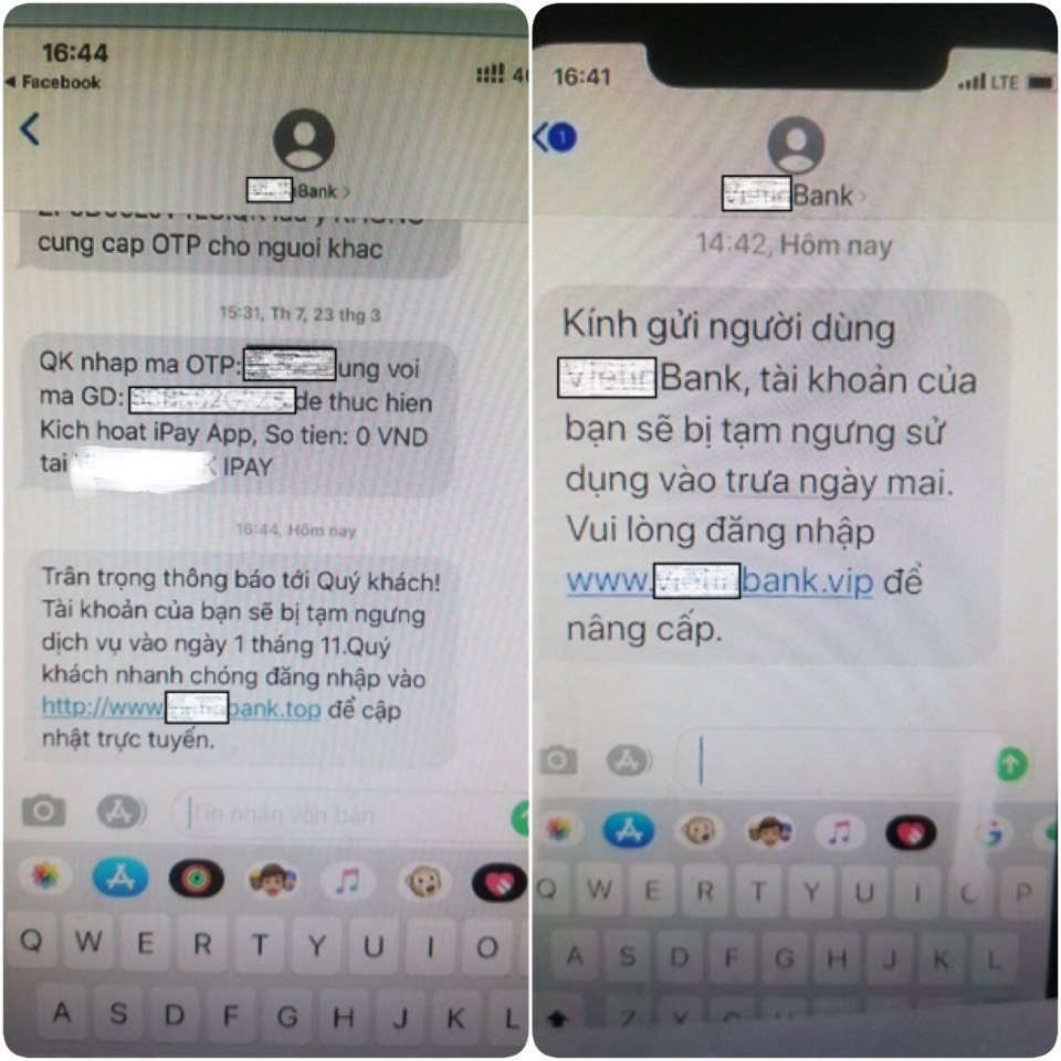 Cảnh báo thủ đoạn lừa đảo mới của tội phạm công nghệ cao | Bộ Công an cảnh báo thủ đoạn giả mạo tin nhắn thương hiệu ngân hàng để lừa chiếm đoạt tiền của người dân