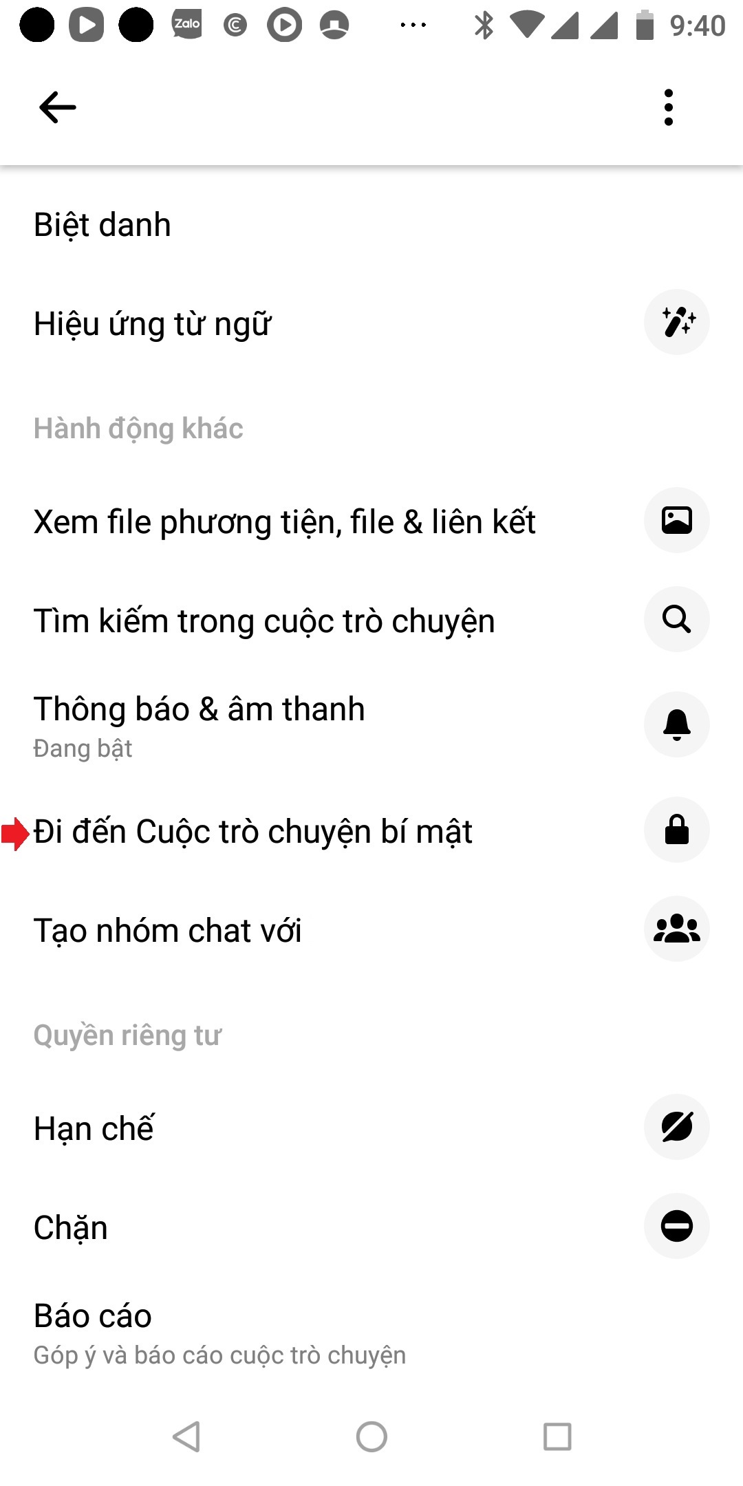 Hướng dẫn nhắn tin mã hóa trên Messenger